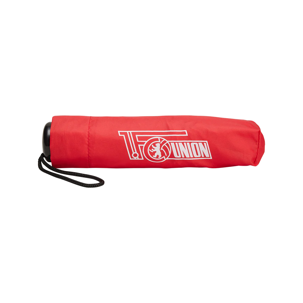 Regenschirm Vereinslogo - rot